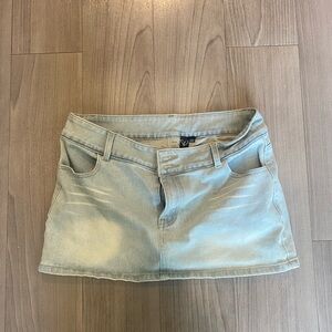 Women Denim Mini Skirt